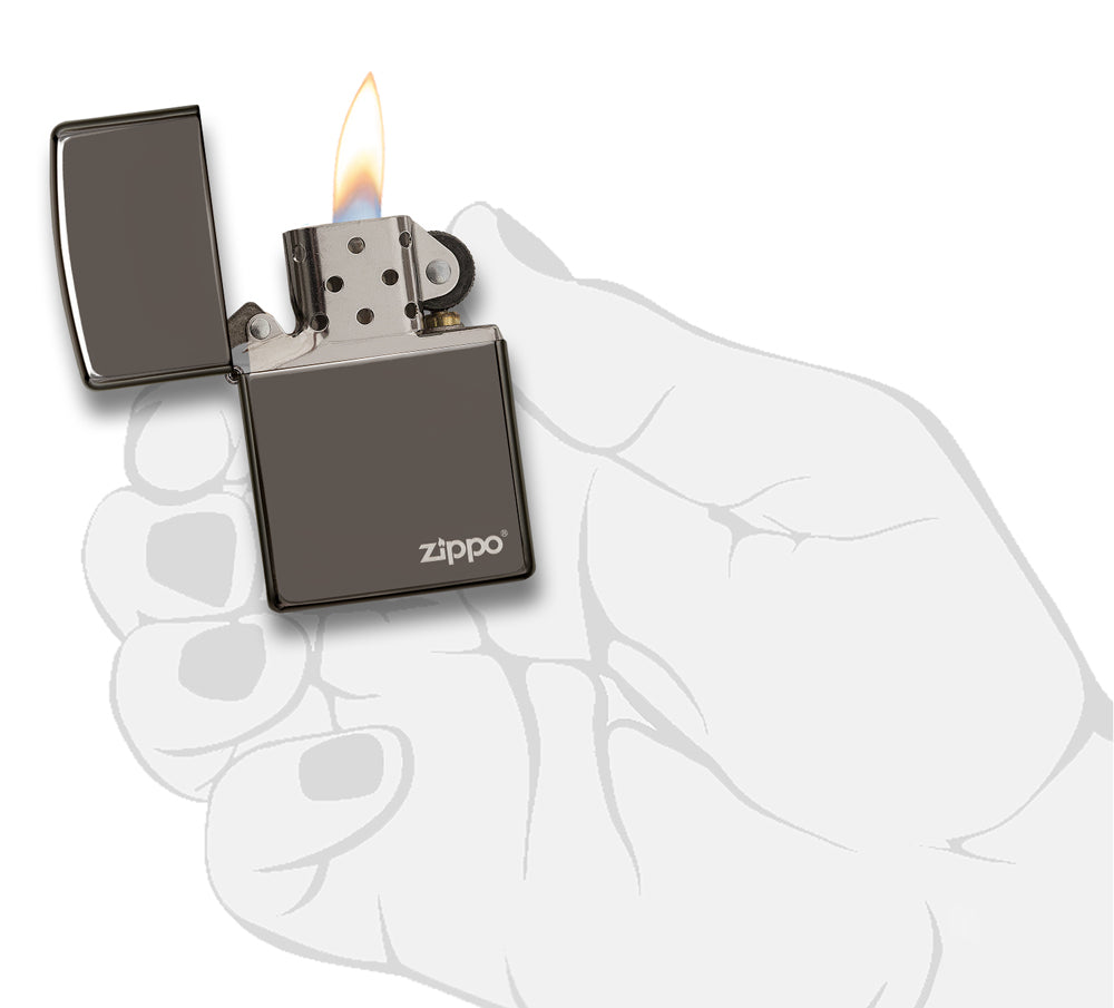 Zippo Classic Black Ice®  W Zippo Logo