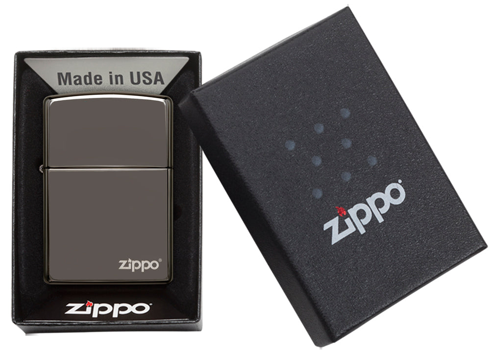 Zippo Classic Black Ice®  W Zippo Logo