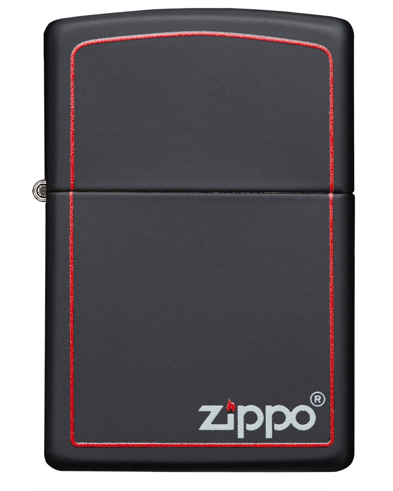 Zippo Classic Black and Red Zippo