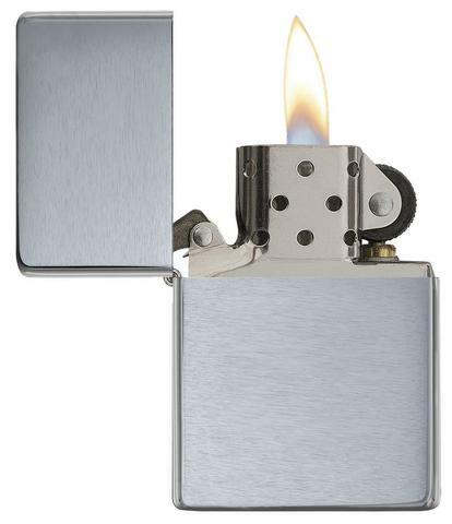 Zippo Brushed Chrome Vintage