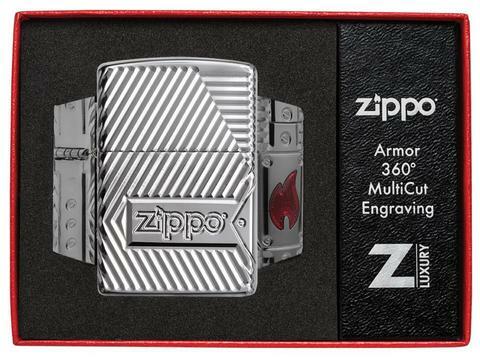 Zippo Bolts Design Lighter