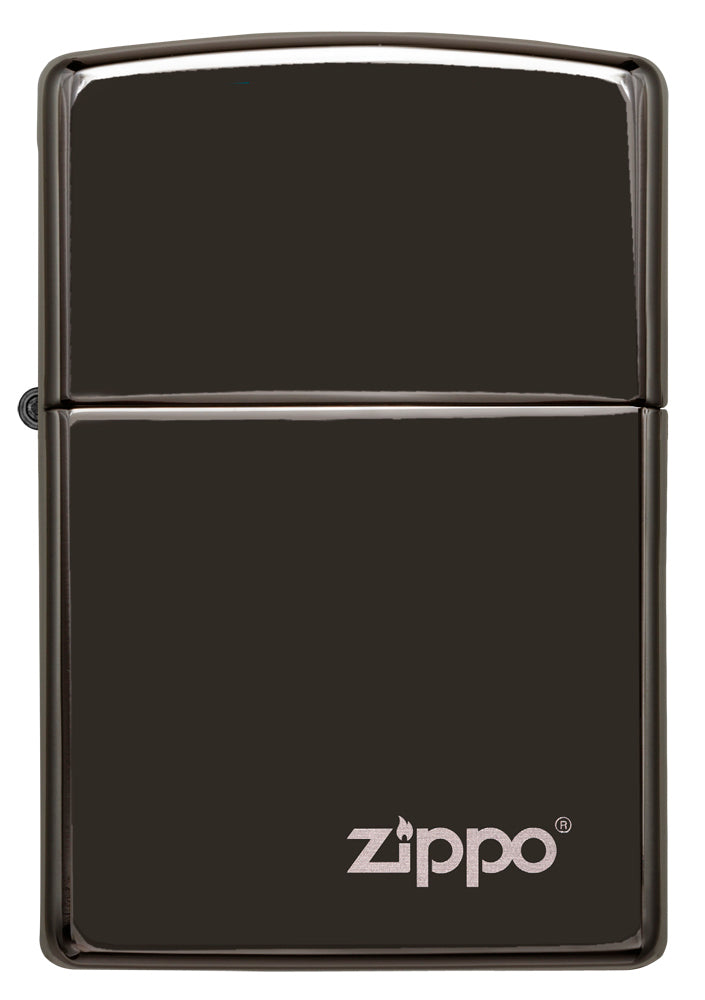 Zippo Ebony Zippo Logo