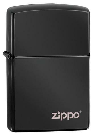 Zippo Ebony Zippo Logo