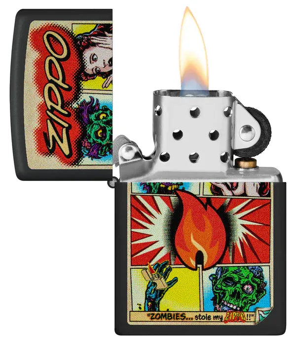 Zippo Comic Zombies Design