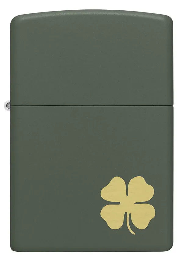 Zippo Classic Green Matte Zippo Logo