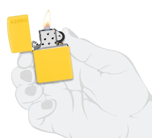 Zippo Classic Sunflower Zippo Logo