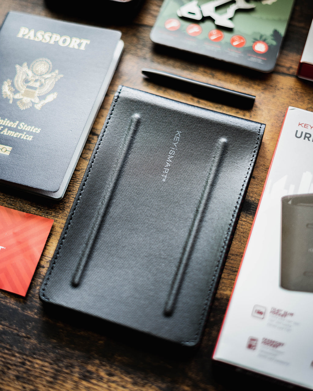 Urban Union Passport Wallet - Light Grey