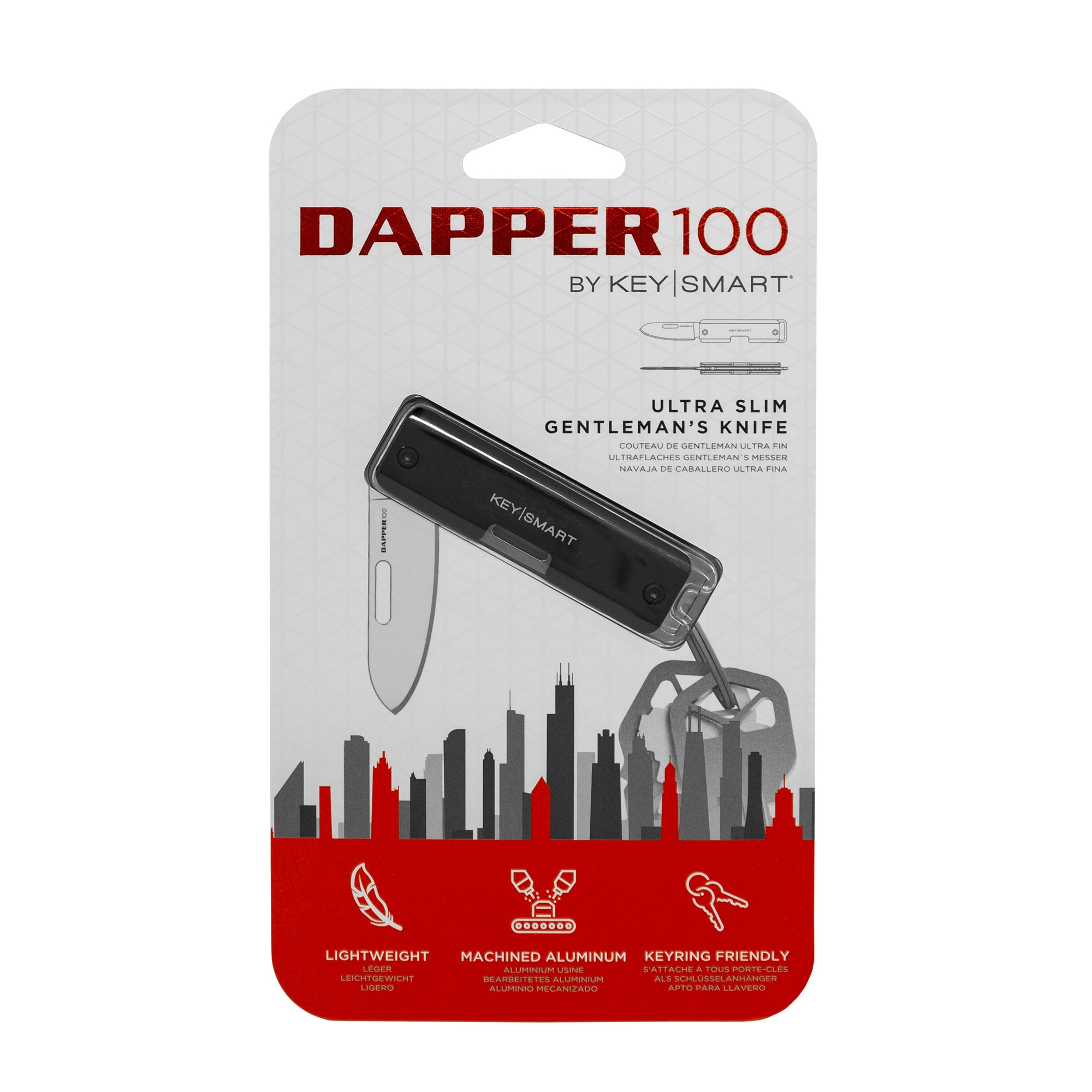Dapper 100 |  Slim Keychain Gentleman's Knife