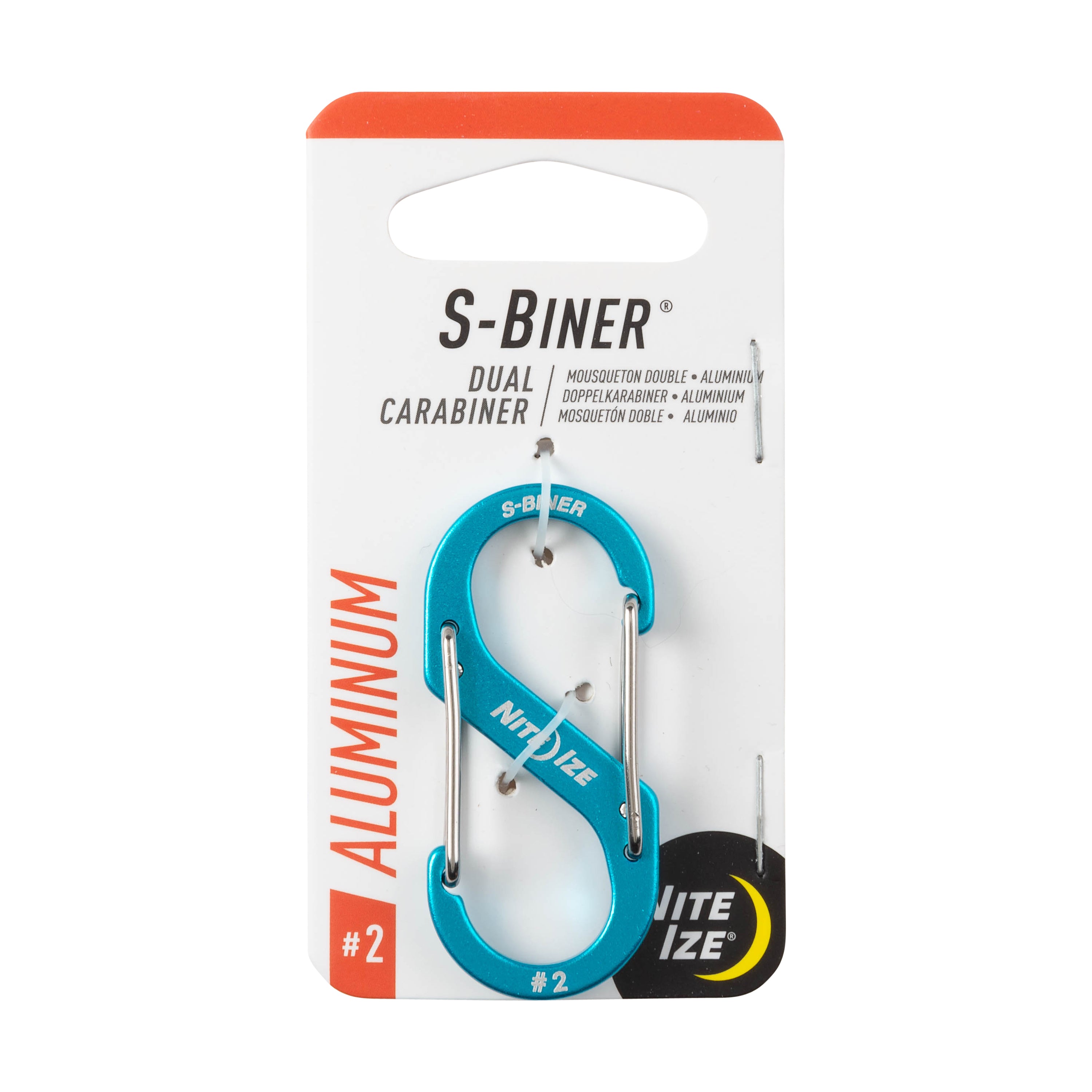 Nite Ize S-Biner® DUAL CaraBiner Aluminum #2 - Blue
