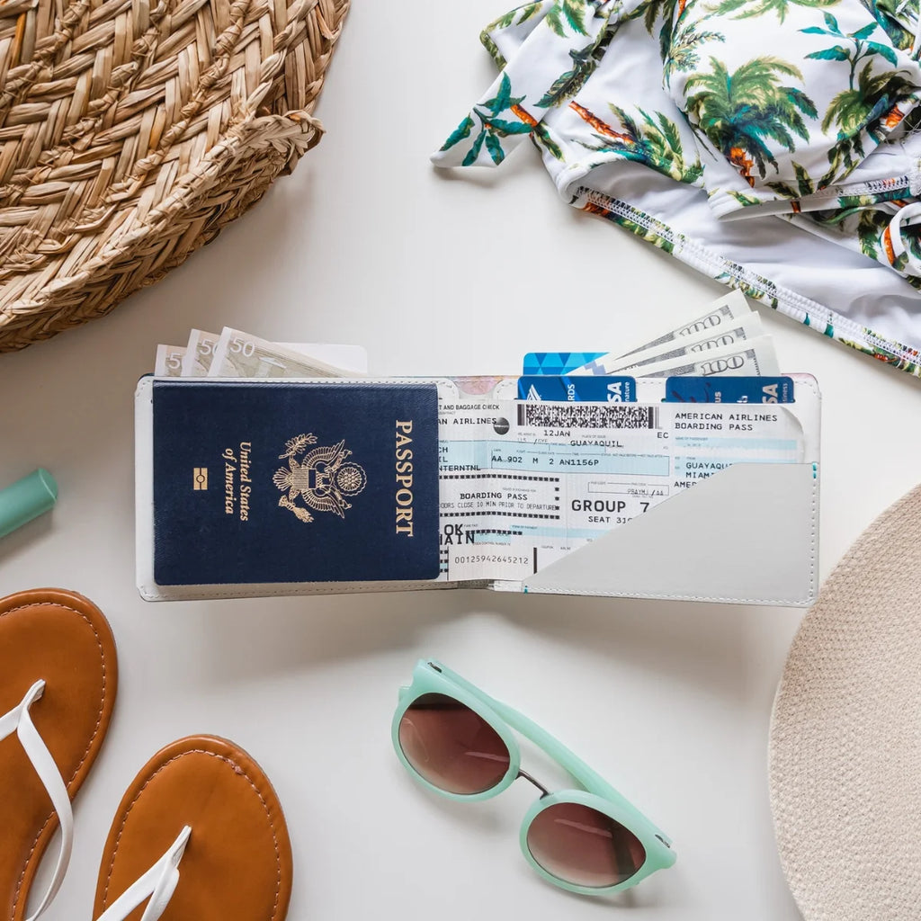 Urban Union Passport Wallet - Light Grey